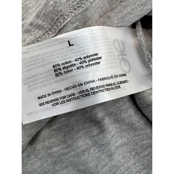 NWT Frayed Jeans Size L Sleeveless Distressed Tank Tee in Heather Grey MSRP $39 - Picture 8 of 11